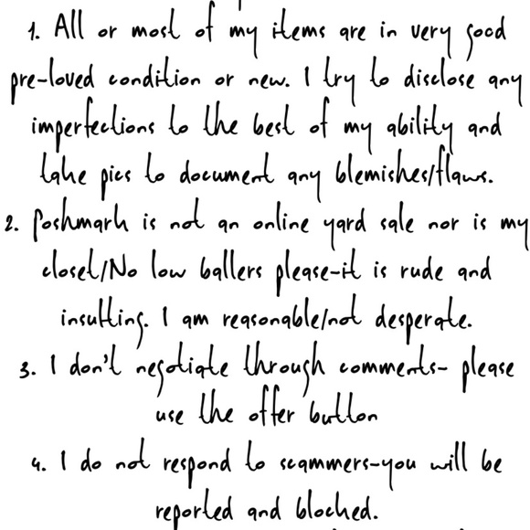 ✨WHAT YOU SHOULD KNOW✨ - Picture 2 of 4